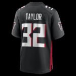 A.Falcons #32 Keith Taylor Black Team Game Stitched American Football Jerseys
