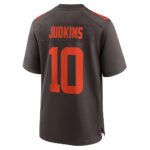 C.Browns #10 Quinshon Judkins Brown Alpha Dawg Game Stitched American Football Jerseys