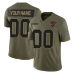Custom A.Cardinals Active Player Olive 2025 F.U.S.E. Salute to Service Limited Stitched Football Jersey