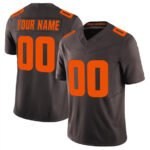 Custom C.Browns Active Player Brown 2025 F.U.S.E. Alpha Dawg Limited Football Stitched Jersey