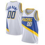 Custom IN.Pacers Active Player White 2025-26 City Edition Stitched Basketball Jersey