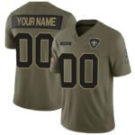 Custom NO.Saints Active Player Olive 2025 F.U.S.E. Salute to Service Limited Stitched Football Jersey
