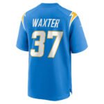 LA.Chargers #37 Isas Waxter Powder Blue Team Game Stitched American Football Jerseys