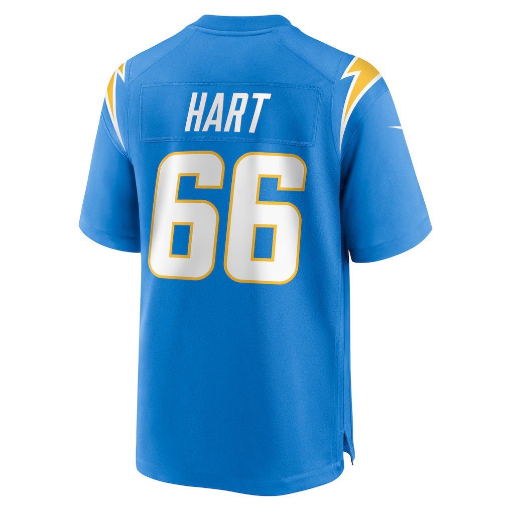 LA.Chargers_66BobbyHartPowderBlueTeamGameJersey LA.Chargers #66 Bobby Hart Powder Blue Team Game Stitched American Football Jerseys - Image 1