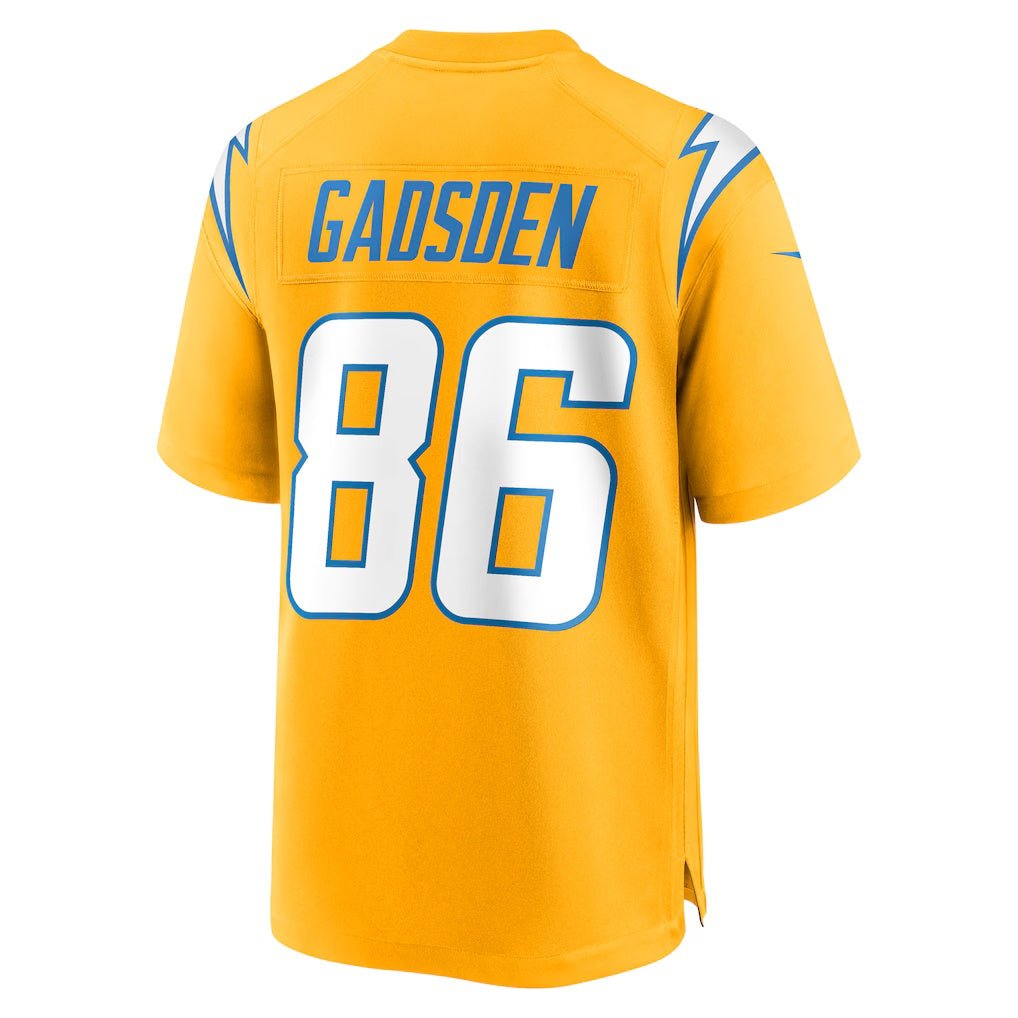 LA.Chargers_86OrondeGadsdenGoldAlternateChargerPowerGameJersey LA.Chargers #86 Oronde Gadsden Gold Alternate Charger Power Game Stitched American Football Jerseys - Image 1