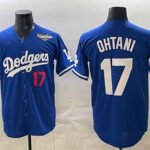 Los Angeles Dodgers #17 Shohei Ohtani Royal 2025 World Series Limited Stitched Baseball Jersey