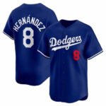 Los Angeles Dodgers #8 Enrique Hernandez Royal Limited Stitched Baseball Jersey