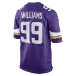 MN.Vikings #99 Elijah Williams Purple Team Game Stitched American Football Jerseys
