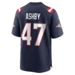 NE.Patriots #47 Julian Ashby Navy Team Game Stitched American Football Jerseys