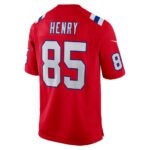 NE.Patriots #85 Hunter Henry Red Game Alternate Stitched American Football Jerseys