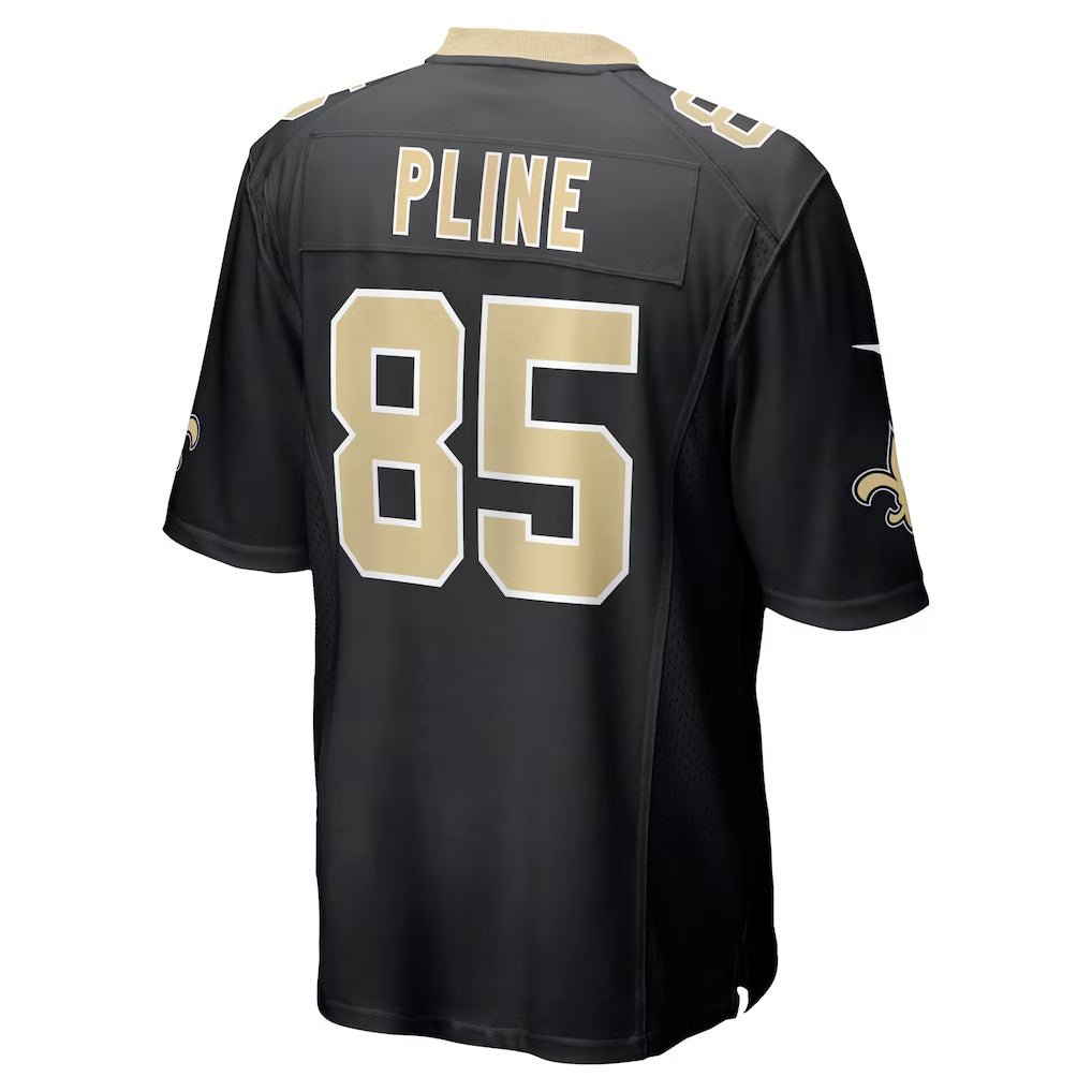 NO.Saints_85MasonPlineBlackTeamGameJersey NO.Saints #85 Mason Pline Black Team Game Stitched American Football Jersey - Image 1