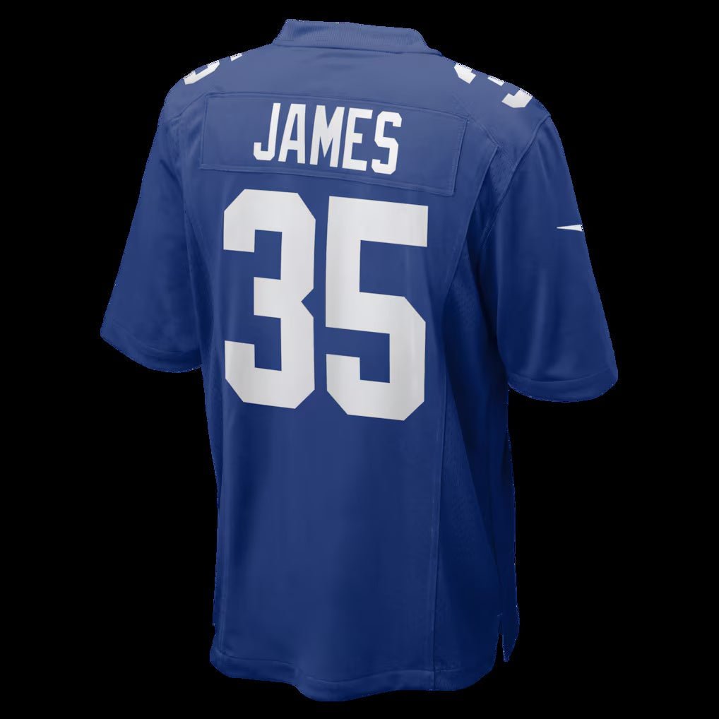 NY.Giants_35LaMareonJamesRoyalTeamGameJersey NY.Giants #35 LaMareon James Royal Team Game Stitched American Football Jerseys - Image 1