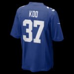 NY.Giants #37 Younghoe Koo Royal Team Game Stitched American Football Jerseys
