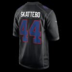 NY.Giants #44 Cam Skattebo Carbon Black Fashion Game Stitched American Football Jerseys