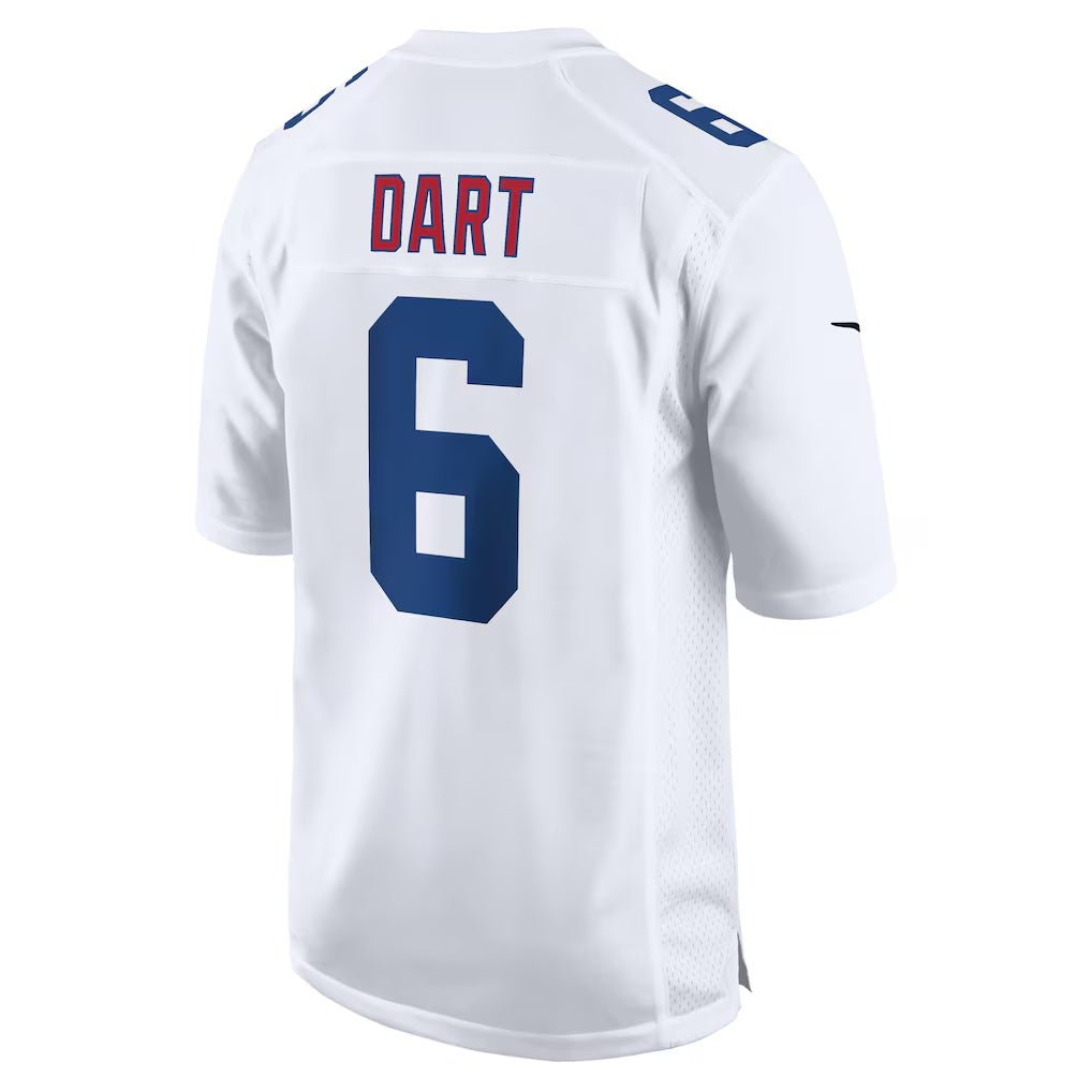NY.Giants_6JaxsonDartTundraWhiteFashionGameJersey NY.Giants #6 Jaxson Dart Tundra White Fashion Game Stitched American Football Jerseys - Image 1