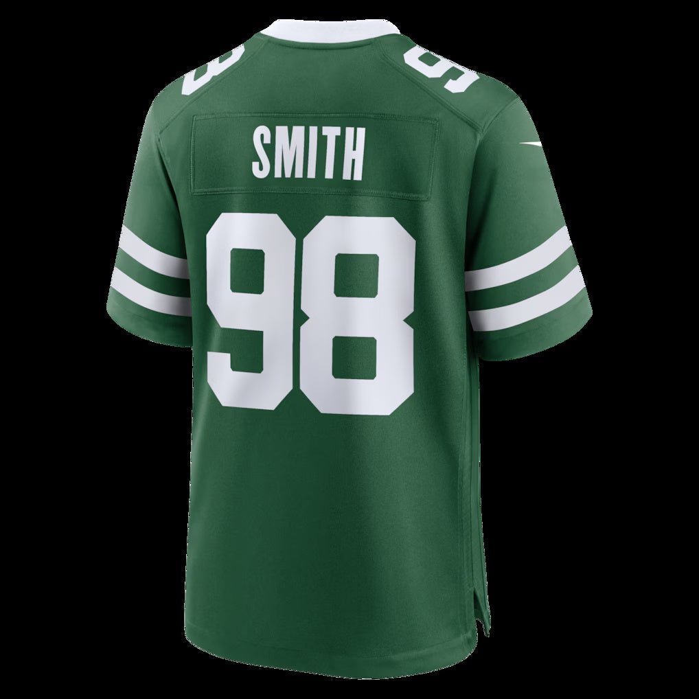 NY.Jets_98MaziSmithLegacyGreenTeamGameJersey NY.Jets #98 Mazi Smith Legacy Green Team Game Stitched American Football Jerseys - Image 1