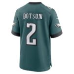 P.Eagles #2 Jahan Dotson Midnight Green Team Game Stitched American Football Jerseys