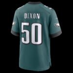P.Eagles #50 Lance Dixon Midnight Green Team Game Stitched American Football Jerseys