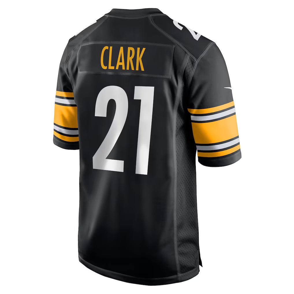 P.Steelers_21ChuckClarkBlackTeamGameJersey P.Steelers #21 Chuck Clark Black Team Game Stitched American Football Jerseys - Image 1