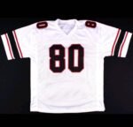 A.Falcons #80 Andre Rison White Mitchell & Ness  Stitched American Football Jerseys - Image 2