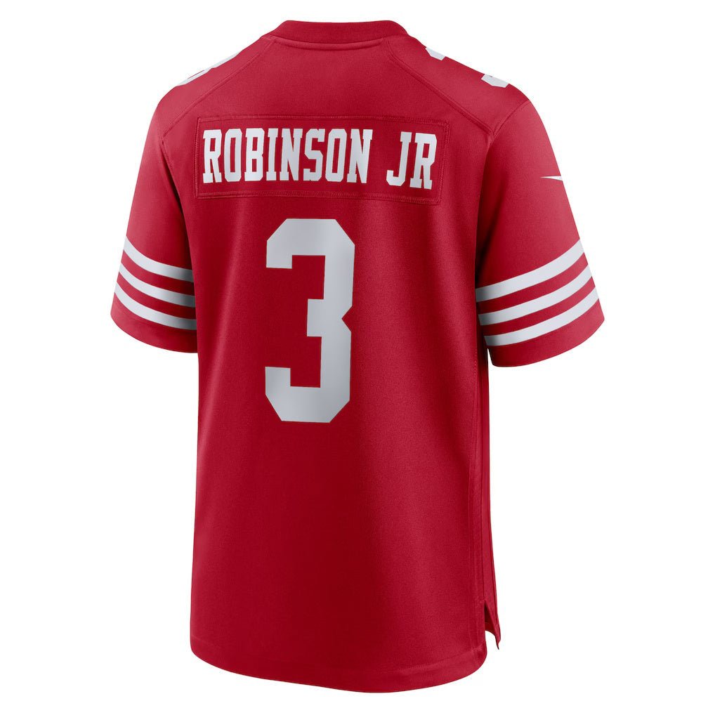 SF.49ers_3BrianRobinsonJr.ScarletTeamGameJersey SF.49ers #3 Brian Robinson Jr. Scarlet Team Game Stitched American Football Jerseys - Image 1