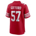 SF.49ers #57 Luke Gifford Scarlet Team Game Stitched American Football Jerseys