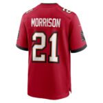 TB.Buccaneers #21 Benjamin Morrison Red Team Game American Football Jerseys