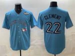 Toronto Blue Jays #22 Ernie Clement Royal 2025 World Series Cool Base Stitched Baseball Jersey