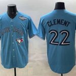 Toronto Blue Jays #22 Ernie Clement Royal 2025 World Series Cool Base Stitched Baseball Jersey