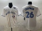 Toronto Blue Jays #26 Matt Chapman White 2025 World Series Home Cool Base Stitched Baseball Jersey