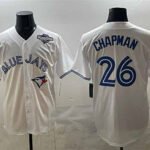 Toronto Blue Jays #26 Matt Chapman White 2025 World Series Home Cool Base Stitched Baseball Jersey