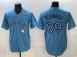 Toronto Blue Jays #39 Trey Yesavage Blue 2025 World Series Home Cool Base Stitched Baseball Jersey