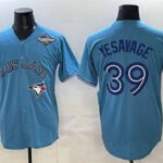 Toronto Blue Jays #39 Trey Yesavage Blue 2025 World Series Home Cool Base Stitched Baseball Jersey