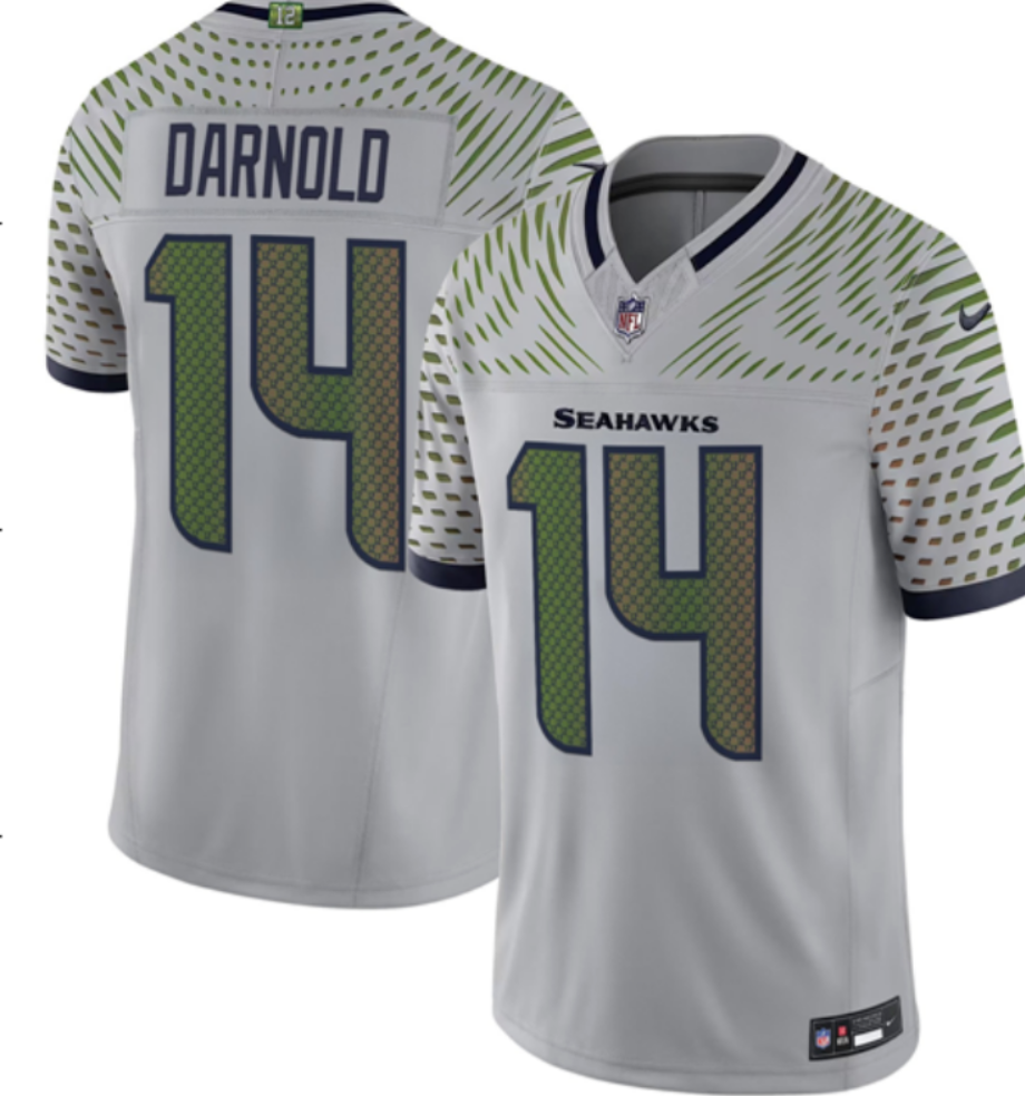 1 Seahawks#14 Stitched American Football Jerseys (Support customization) - Image 1