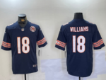Chicago Bears#18 Williams  Stitched American Football Jerseys （Support customization）