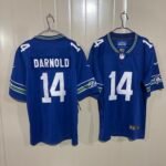 Seattle Seahawks#14 darnold Stitched American Football Jerseys （Support customization）