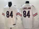 Chicago Bears#84 LOVELAND  Stitched American Football Jerseys （Support customization）