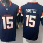 Denver Broncos#15 bonitto Stitched American Football Jerseys （Support customization）