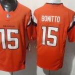 Denver Broncos#15 bonitto Stitched American Football Jerseys （Support customization）