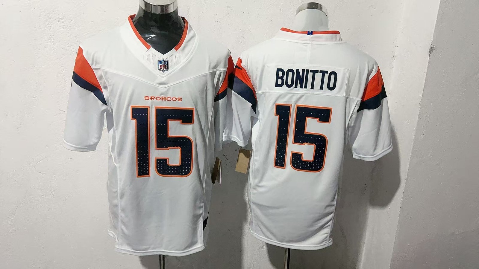 13 Denver Broncos#15 bonitto Stitched American Football Jerseys (Support customization) - Image 1