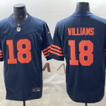 Chicago Bears#18 Williams  Stitched American Football Jerseys （Support customization）
