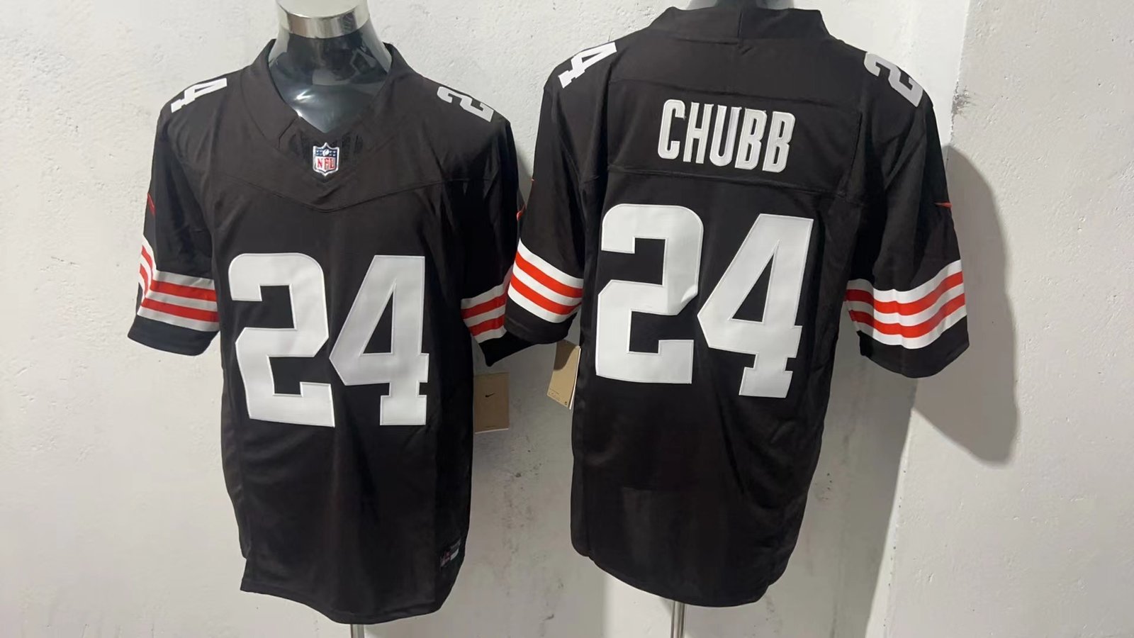 14 Cleveland Browns #24 American football jerseys; the jerseys can be customized and printed with any number and any player's name - Image 1