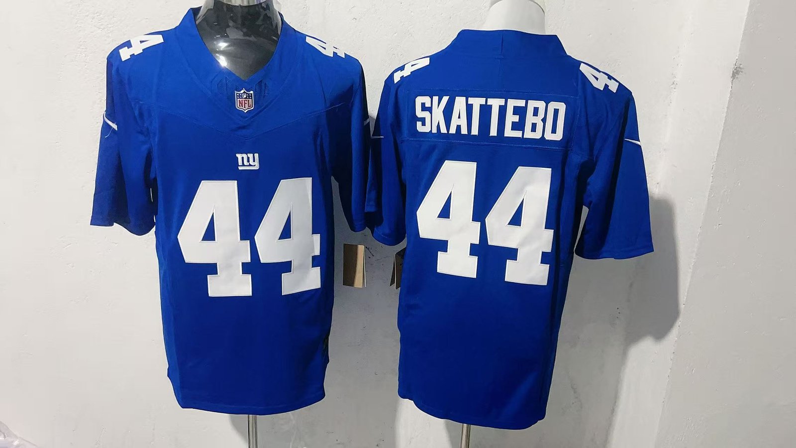 14 New York Giants#44 SKATTEBO Stitched American Football Jerseys (Support customization) - Image 1