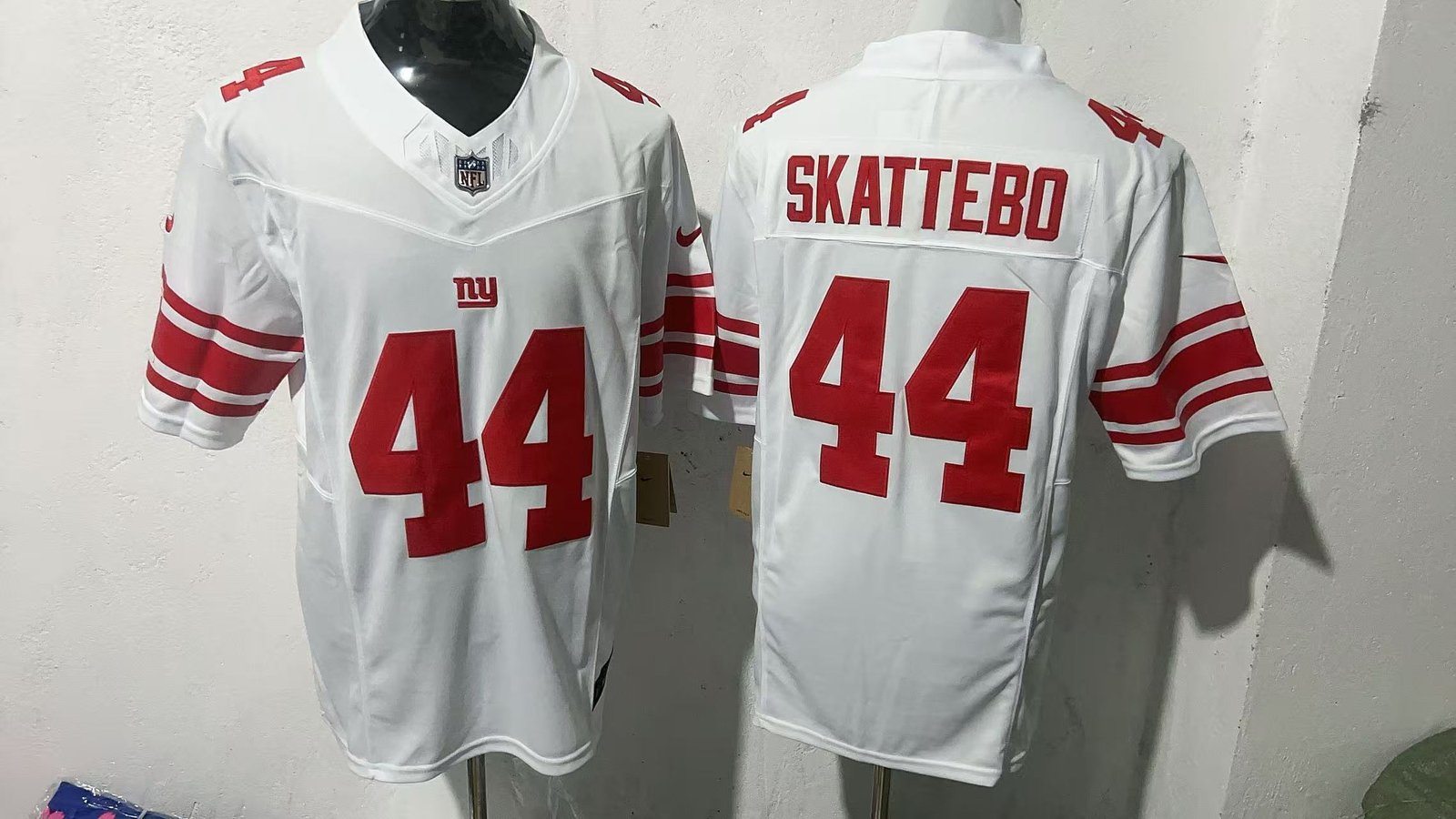 15 New York Giants#44 SKATTEBO Stitched American Football Jerseys (Support customization) - Image 1