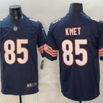 Chicago Bears#85 KMET  Stitched American Football Jerseys （Support customization）