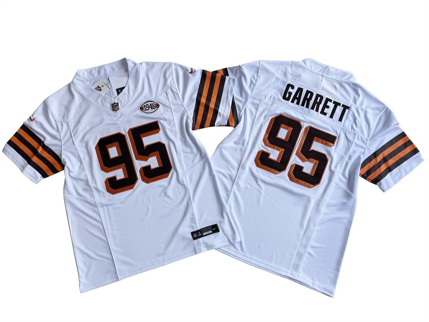 16 Cleveland Browns #95 American football jerseys; the jerseys can be customized and printed with any number and any player's name - Image 1