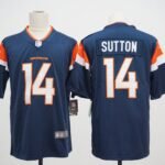 Denver Broncos#14 sutton Stitched American Football Jerseys （Support customization）