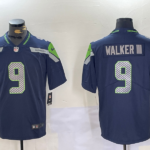Seattle Seahawks#9 walker III Stitched American Football Jerseys （Support customization）