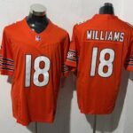 Chicago Bears#18 Williams  Stitched American Football Jerseys （Support customization）