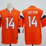 Denver Broncos#14 sutton Stitched American Football Jerseys （Support customization）